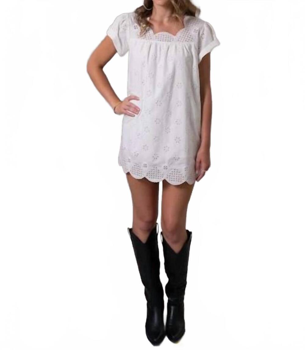 NEW WEST OF celine mini dress in white